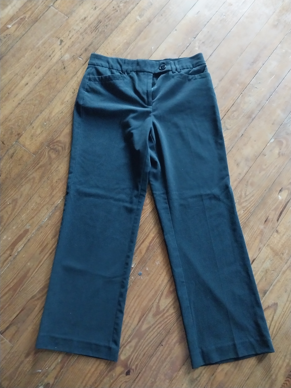 Counterparts Women's Straight-Leg Trousers in Black Size 10p